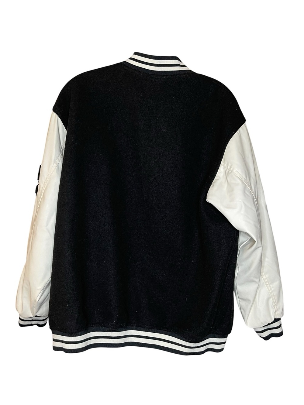 H&M Letterman’s Oversized Jacket Sz S - Picture 2 of 4